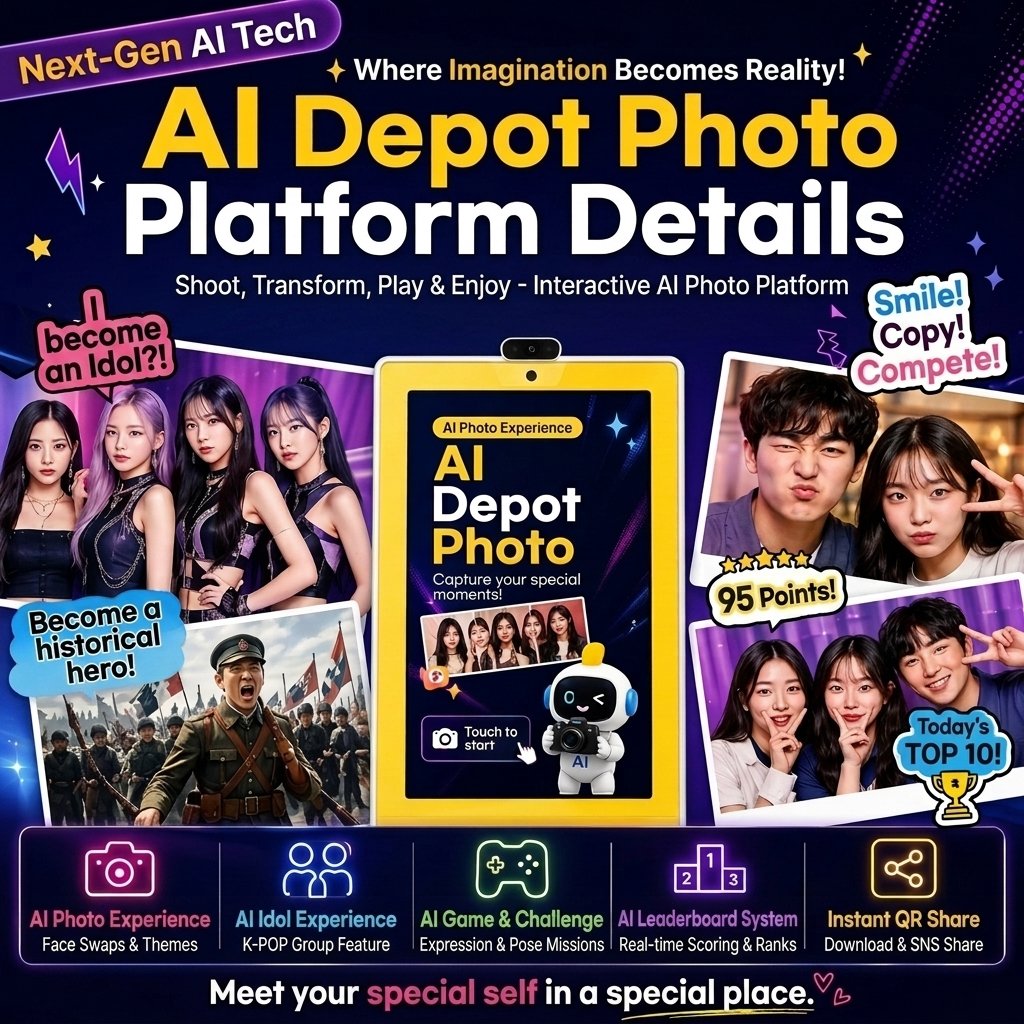 AI Photo Kiosk Platform Brochure Cover